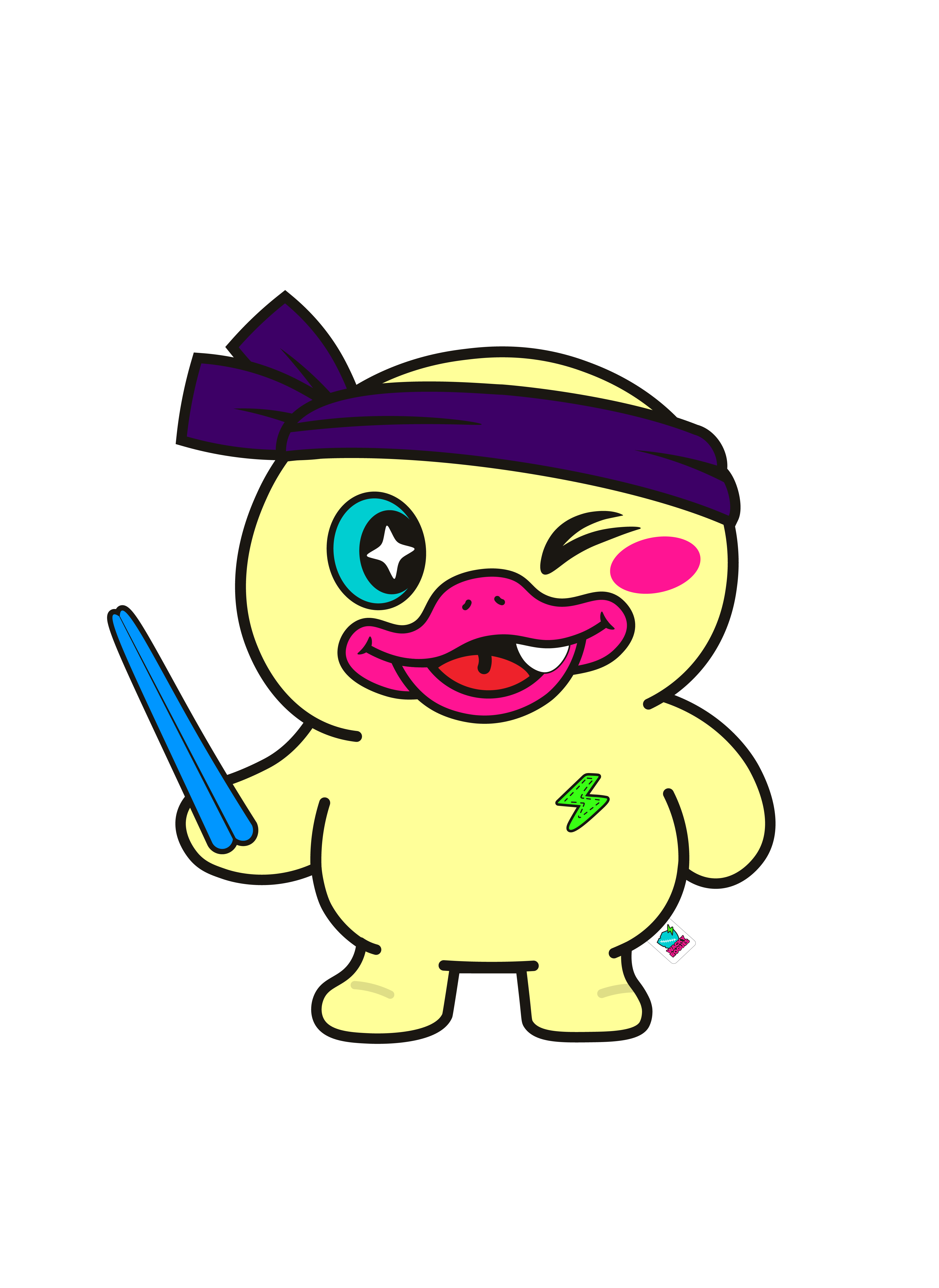 Dumpling Duck character illustration