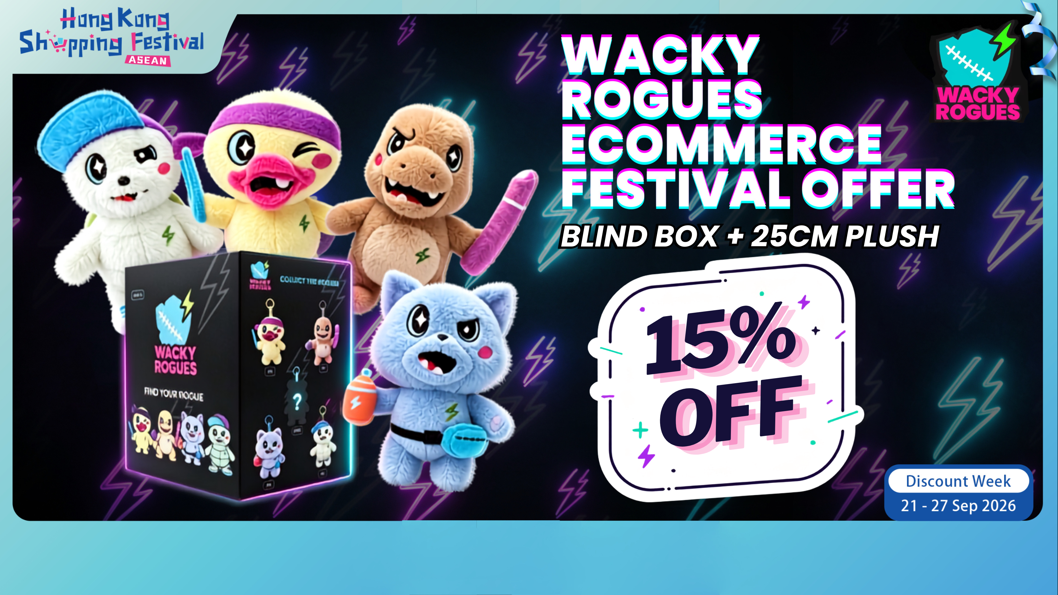 Wacky Rogues Hong Kong Shopping Festival ASEAN offer, 21-27 September 2026